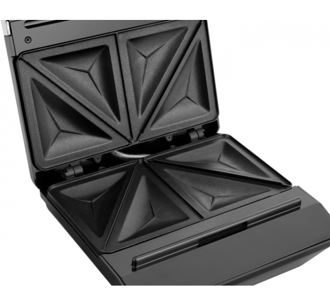 Сендвічмейкер Russell Hobbs, 750Вт, 1 пластина-сендвіч, корпус-пластик, чорний