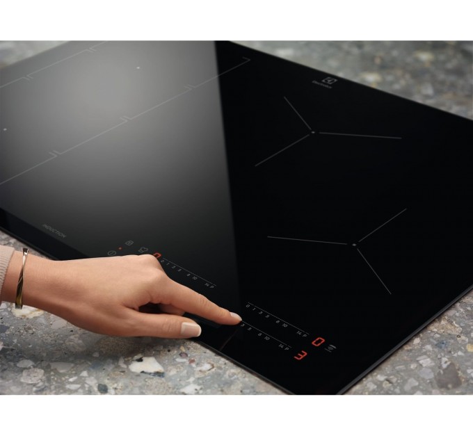 Варочная поверхность Electrolux индукционная, 60см, Hob2Hood, черный