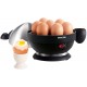 Яйцеварка Sencor, 380Вт, механічне керув., 3 рівня приготування, на 7 яєць, метал/пластик, чорний