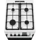 Плита Electrolux комбинированная, 57л, 50x60см, дисплей, конвекция, чугун, белый