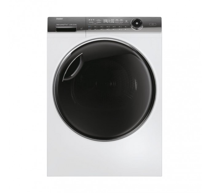 Сушильная машина Haier тепловой насос, 9кг, A+++, 59,5см, дисплей, пар, белый