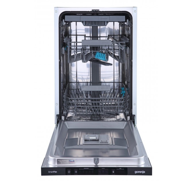 Посудомоечная машина Gorenje встраиваемая, 11компл., A+++, 45см, инвертор, 3я корзина, белый