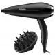 Фен Babyliss Turbo Smooth, 2200Вт, 3 режими, дифузор, іоніз-я, хол. обдув, чорний