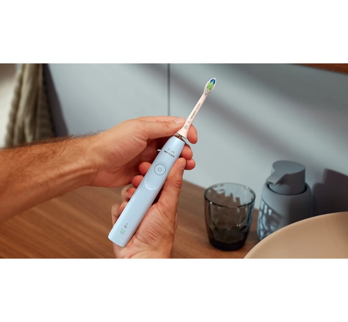 Щітка зубна електр. Philips, Sonicare 5300 Series, 62т. колив/хв, насадок-1, блакитний