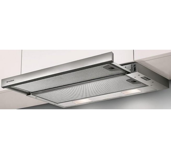 Витяжка Faber телескопічна, 50см, 584м.куб/год, Flexa Ng Am A50, нерж