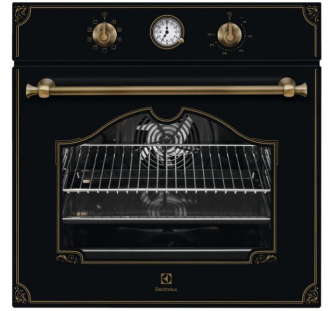 Духова шафа Electrolux електрична Rococo, 72л, A, конвекція, чорний