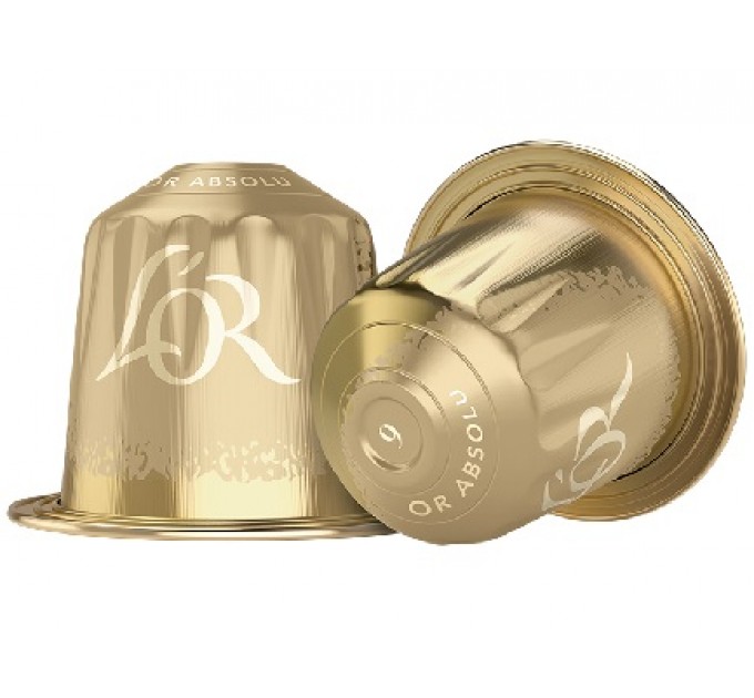 Кофе L`OR капсулы, Espresso Or Absolu, арабика, 10шт, Nespresso
