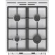 Плита Gorenje комби, 70л, 50x60см, дисплей, IconLed, чугун, белый