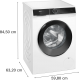 Стиральная машина Siemens фронтальная, 9кг, 1400, A, 59см, дисплей, белый