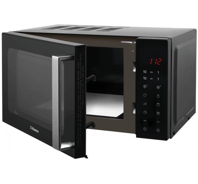Микроволновая печь Hansa, 20л, электр. управл., без поворотного стола, 700Вт, гриль, черный
