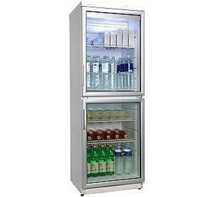 Холодильная витрина Snaige, 173x60х60, 350л, полок - 5, зон - 1, бут-154, 2дв., ST, алюмин.двери, белый