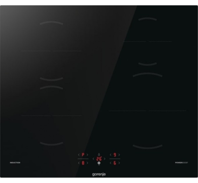 Варочная поверхность Gorenje индукционная, 60см, PowerBoost, TouchControl, черный