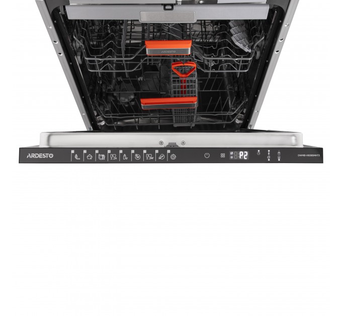 Посудомоечная машина ARDESTO встраиваемая, 15компл., А+++, 60см, дисплей, 3я корзина, гигиен.обработка, авт.откр.двери, черный