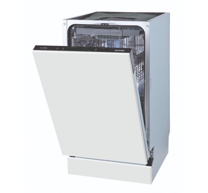 Посудомоечная машина Gorenje встраиваемая, 11компл., A+++, 45см, инвертор, 3я корзина, белый