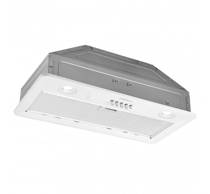 Вытяжка ARDESTO встраиваемая, 52см, 450м3ч, метал, 2х1Вт LED, кнопочное, белый