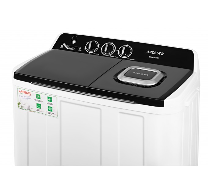 Пральна машина ARDESTO напівавтомат., 8кг, 1350, A, 45.5см, віджим, білий