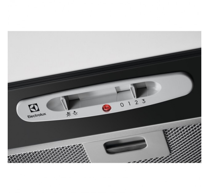Вытяжка Electrolux встраиваемая, 52см, 600м.куб/ч, черный