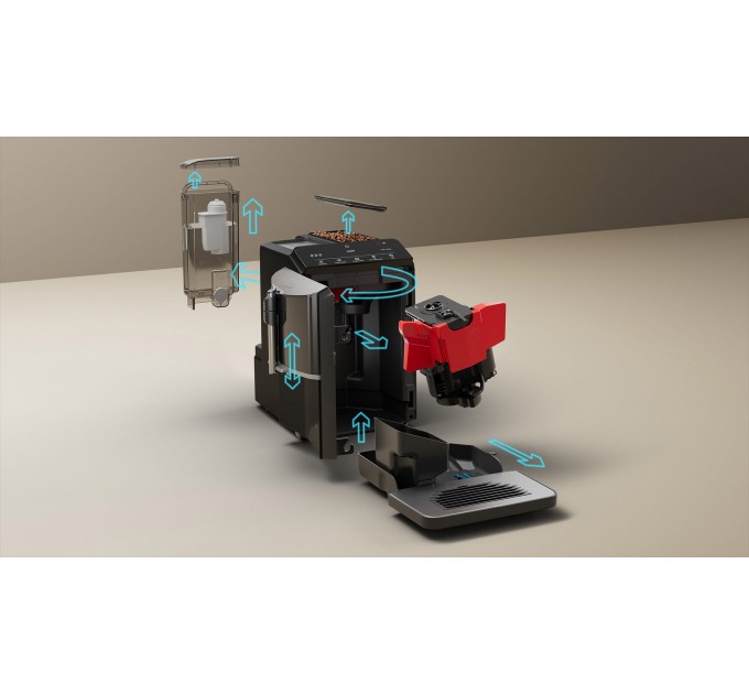 Кофемашина Siemens, 1.4л, черный