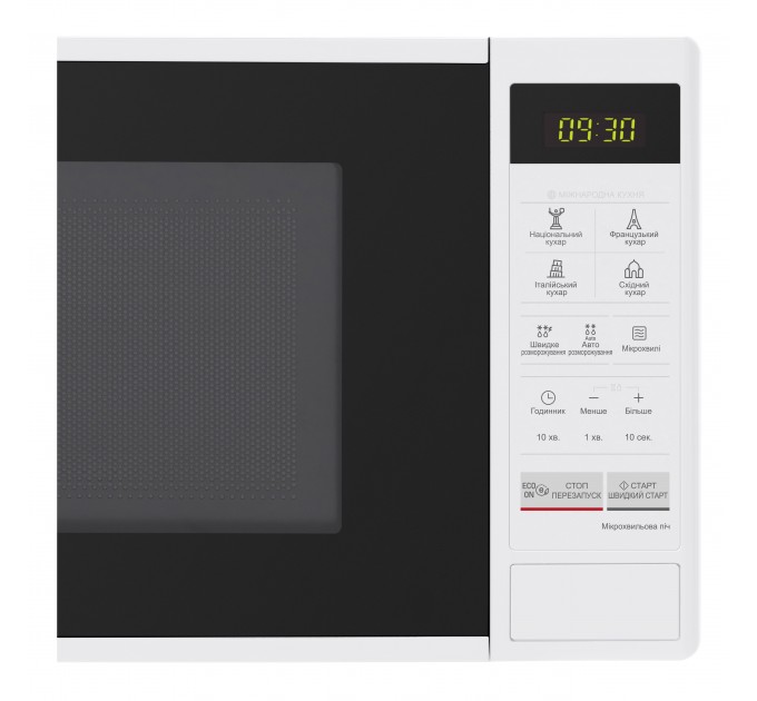 Микроволновая печь LG, 20л, электр. управл., 700Вт, дисплей, белый
