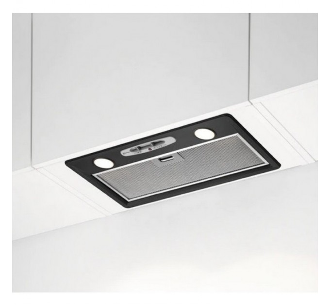 Вытяжка Electrolux встраиваемая, 52см, 600м.куб/ч, черный