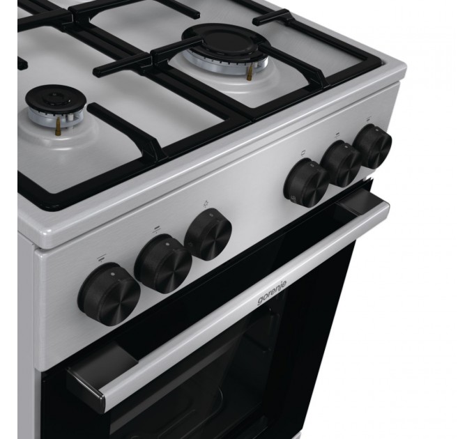 Плита Gorenje газова, 70л, 50x60см, чугун, нерж