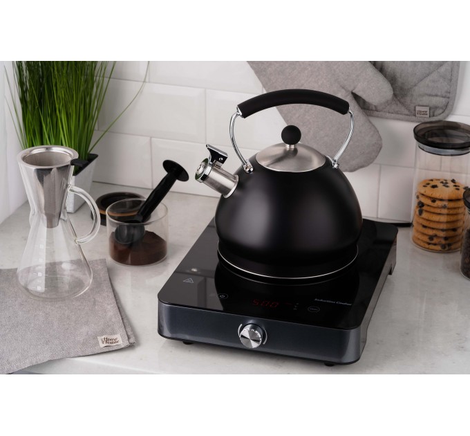 Плитка настільна ARDESTO індукційна, конфорок - 1 на 1.8кВт, керування - сенсорне, таймер, чорний