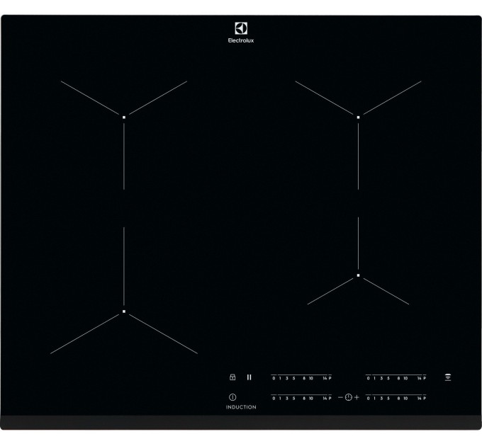 Варочная поверхность Electrolux индукционная, 60см, Hob2Hood, черный