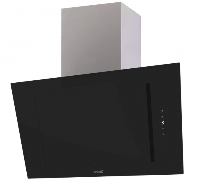 Витяжка похила Cata, 80см, 1350м.куб/год, Thalassa 800 xgbk, чорний