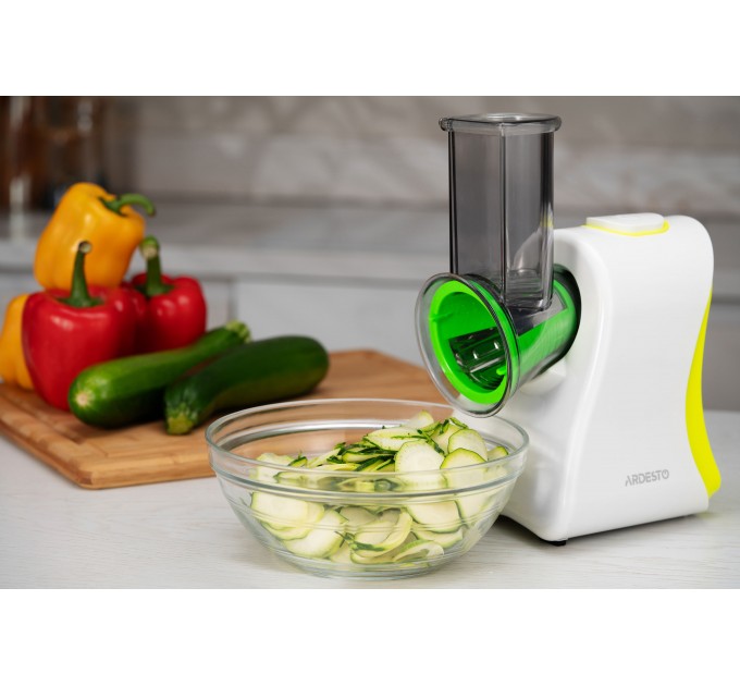 Мультирезка ARDESTO, 200Вт, 4 насадки, корпус-пластик, белый