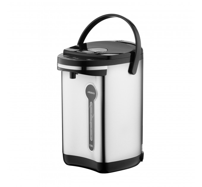 Термопот ARDESTO 5л, нержавіюча сталь+пластик, сіро-чорний