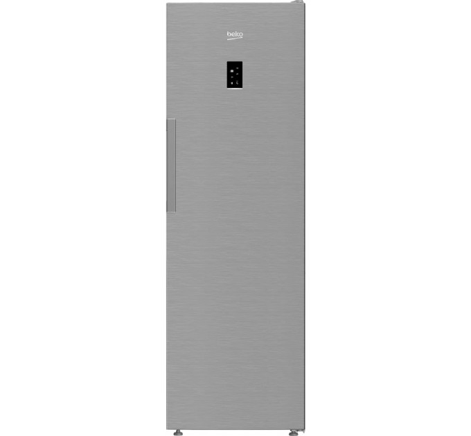 Морозильная камера Beko, 187x60x71, 286л, 1дв., E, NF, нержавейка