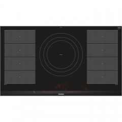 Варильна поверхня Siemens індукційна, 90см, 5 конфорок, 2 зони розширення, чорний