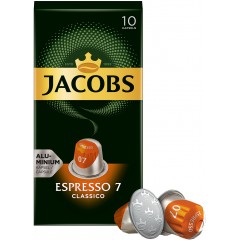 Кофе Jacobs  капсулы, Espresso Classico, купаж арабика/робуста, 10шт, Nespresso