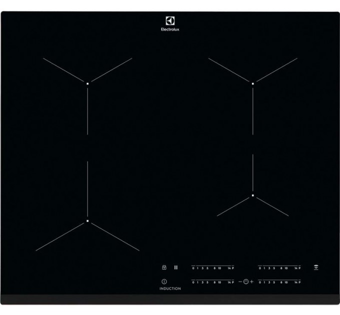 Варочная поверхность Electrolux индукционная, 60см, Hob2Hood, черный