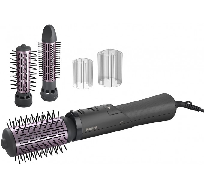 Фен-щітка Philips 7000 Series, 1000Вт, 3 режими, іонізація, хол. обдув, чорний