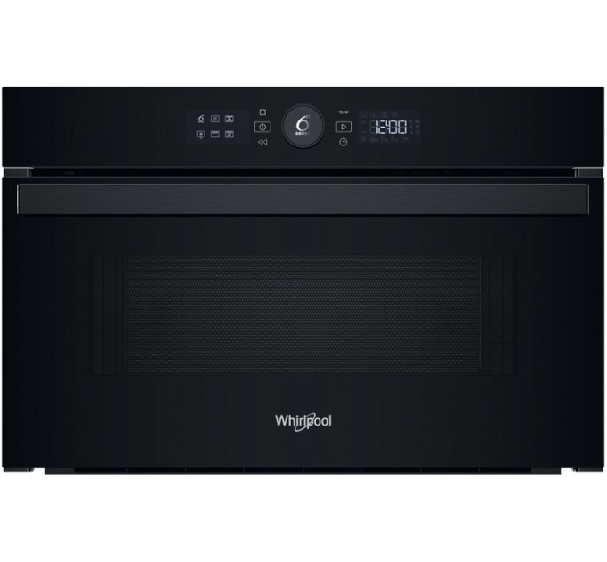 Микроволновая печь Whirlpool встраиваемая, 31л, электронное упр., 1000Вт, гриль, дисплей, черный