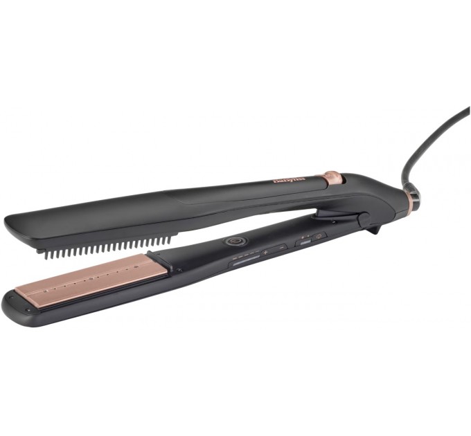 Випрямитель Babyliss Steam Lux Styler, 56Вт, темп.режимов-5, 170-210 °C, термо коврик, керамика, черный