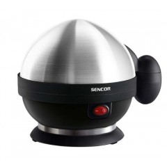Яйцеварка Sencor, 380Вт, механічне керув., 3 рівня приготування, на 7 яєць, метал/пластик, чорний