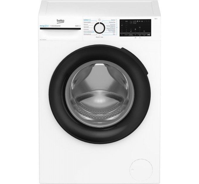 Стиральная машина Beko фронтальная, 6кг, 1200, A+++, 45см, дисплей, инвертор, пар, белый