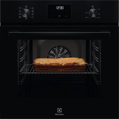 Духова шафа Electrolux електрична, 65л, A, дисплей, конвекція, телескопічні напрямні, чорний