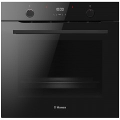Духовой шкаф Hansa электрический, 77л, А, дисплей, конвекция, черный