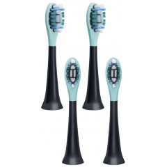 Насадки для зубных щеток Beurer SC 30/50 Premium Protection Plus, для чувствительных десен, 4 шт в комплекте, черные