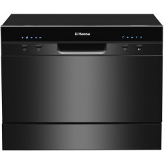 Посудомоечная машина Hansa настольная, 6компл., A+, 55см, дисплей, черный