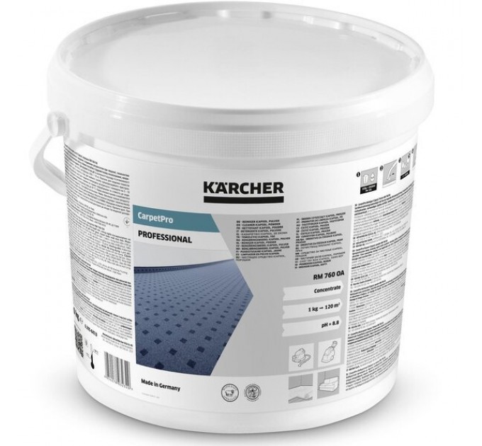 Средство порошковое для чистки ковров Karcher RM 760 CarpetPro, 10кг