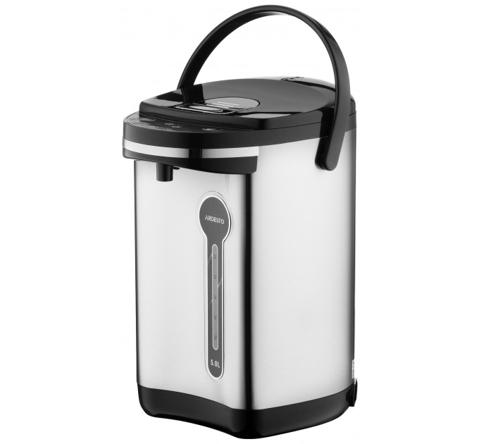 Термопот ARDESTO 5л, нержавіюча сталь+пластик, сіро-чорний
