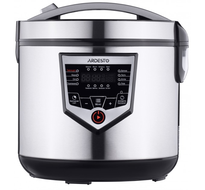 Мультиварка ARDESTO, 860Вт, чаша-4л, электронное управл., платик, серый