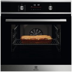Духова шафа Electrolux електрична, 65л, A+, дисплей, конвекція, піроліз, телескопічні напрямні, чорний