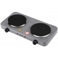 Плитка настільна ARDESTO електрична, конфорок - 2 на 1кВт + 1кВт, керування - мех., графіт