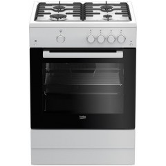 Плита Beko газовая,60л, 60x60см, белый