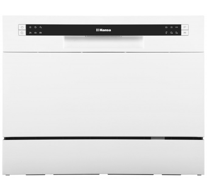 Посудомоечная машина Hansa настольная, 6компл., A+, 55см, дисплей, белый